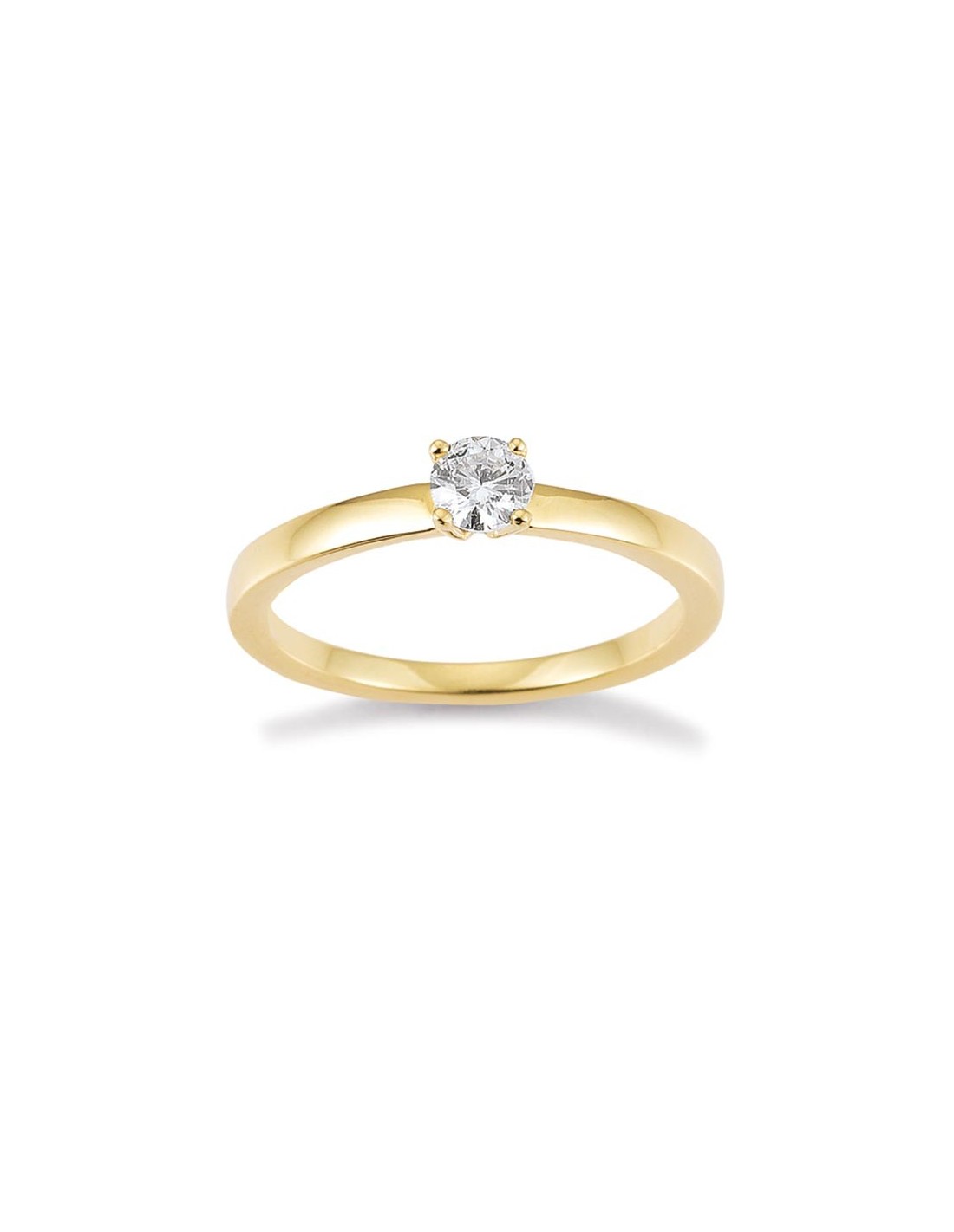  Gelbgoldbrilliantring mit 0,25 Carat 